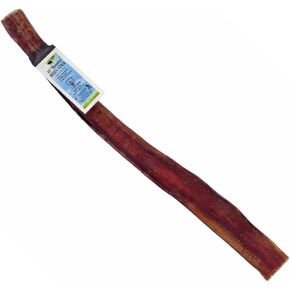 Monster Bully Stick - 12" - Dog Chew Treat, Lg-XL Dogs, Strong Chewers, Single Ingredient Slow Roasted Beef Pizzle, USA Made
