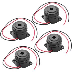 Active Electronic Buzzer Alarm Sounder Continuous 90dB Beep Speaker DC12V 4Pcs
