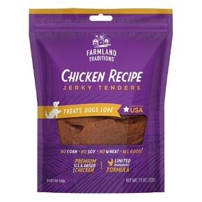 Farmland Traditions Chicken Recipe Jerky Tenders for Dogs 16 oz.