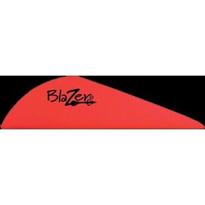 Bohning Blazer Archery Vane (100-Pack), Neon Red, 2"