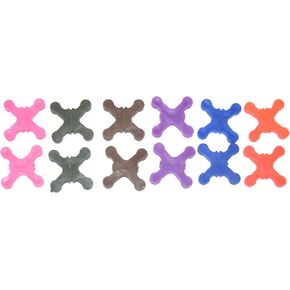 Bowjax Slip Jax Bow String Silencer Rubber Blue Pack of 4