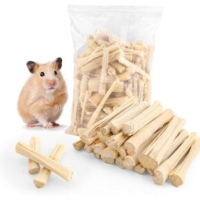 1000 جرام من أعواد المضغ المصنوعة من الخيزران الحلو للأرانب، أعواد المضغ من الخيزران الطبيعي، حلوى الأرنب المولي للحيوانات الصغيرة in Kuwait