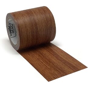 MATCH 'N PATCH Realistic Wood Grain Repair Tape, Brown-Black Wood