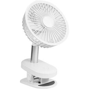 Company Desktop Silent Charging Clip Fan Usb Home Small Electric Fan Can Be Vertically Clamped (White), 1