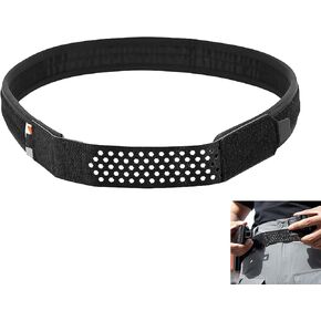 Police Duty Inner Belt - Frictionless Closure Reversible Under Belt, Comfortable Liner Belt for Policeman