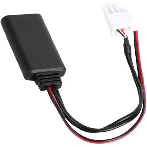Bluetooth Adapter, gl1800 Accessories 3 Pin AUX Bluetooth for Audio Cable Adapter Stereo Music Fit for Honda GL1800 Accessories gl1800 Product Voltage 5 to 12v