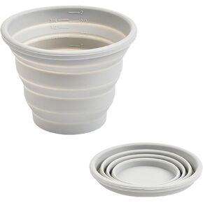 Silicone Collapsible Cups for Traveling, Reusable Folding Travel Cup, Small Portable Backpacking Camping Cup for Outdoor, 300ml, 1Pack