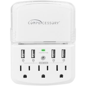 CCS25667 - Compucessory Wall Charger Surge Protector
