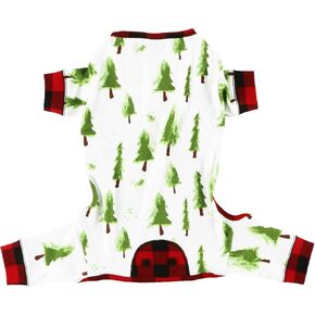 Lazy One Flapjacks, One-Piece Dog Sweater, Matching Family Pajamas for Dogs, Christmas Lights, Holiday, Lights Out (Large)