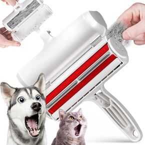 Pet Hair Remover - Dog & Cat lint roller with Self-Cleaning Base - Efficient Animal Hair Removal Tool Cat Dog Hair Remover for Couch Furniture Car Seat Carpet and Bedding