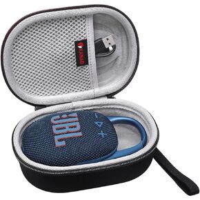 XANAD Hard Case for JBL Clip 5/Clip 4/Clip 4 Eco Portable Bluetooth Speaker - Travel Protective Carrying Storage Case Bag(Purple)