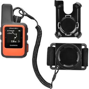Backpack Tether and Mount Only for Garmin InReach Mini 2 and Mini, Garmin Handheld GPS Backpack Holder Clip - Solid Locking and Easy Access