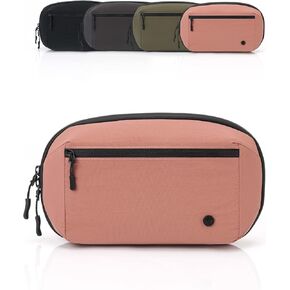 Purevave Electronics Organizer, Tech Organizer Pouch, Tech Travel Organizer, Compact Small Travel Cable Organizer for Cord, Phone Charger, USB Drive, SD Card and Power Bank (Dark Grey)