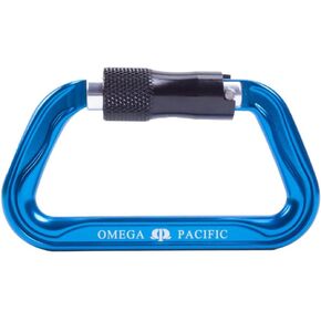 Omega Pacific Standard D Aluminum Keylock Quik-Lok Carabiner - Certification: NFPA 2500 (1983), 2022 ED Technical Use