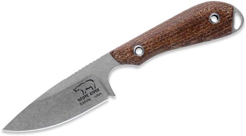 WhiteRiver Model 1 Caper Black Burlap Micarta Handle WRM1-BBL in Saudi Arabia