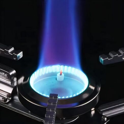 موقد البيوتان القابل للطي من CJC، موقد تخييم محمول، موقد تخييم الغاز في الهواء الطلق مع حقيبة تخزين مناسبة للطهي والنزهات وحقيبة الظهر والمشي لمسافات طويلة والمغامرة والسفر في الفناء ورحلة RV (أبيض) in Kuwait