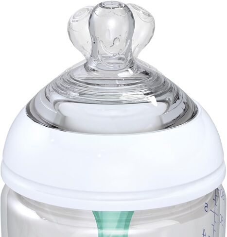 Dr. Talbot's Anti-Colic Silicone Bottle with Advanced Venting System and Slow Flow Soft Flex Nipple, Pink Top, 5 oz, 1-Pack in Saudi Arabia