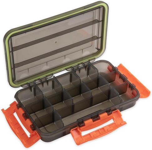 صندوق معالجة صيد السمك من Goture، صندوق معالجة مقاوم للماء، خطافات ملعقة، صناديق تخزين الطعوم مع فواصل قابلة للتعديل، صندوق معالجة بلاستيكي لصيد الأسماك، صندوق صيد منظم كبير/متوسط/صغير in Saudi Arabia