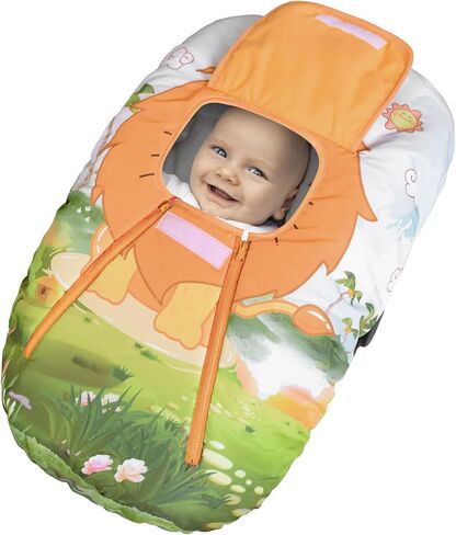 Cute Cartoon Infant Car Seat Covers, Soft Warm Breathable and Windproof Canopy for Baby Car Seat (Cute Astronaut) in Saudi Arabia