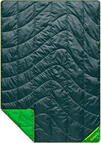 Rumpl Backcountry Puffy Blanket, Ultra-Portable and Lightweight Adventure Blanket, 1-Person (52x75 inches), Ridge Lines in Kuwait