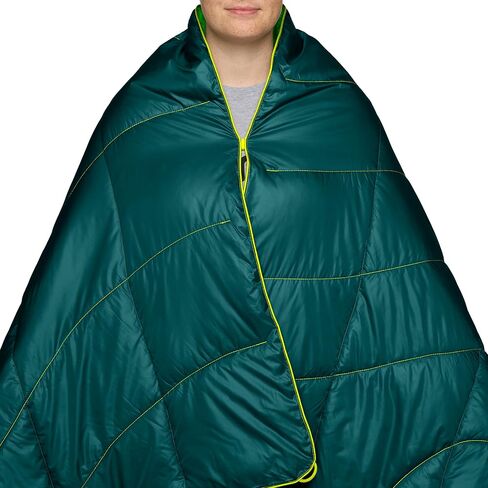 Rumpl Backcountry Puffy Blanket, Ultra-Portable and Lightweight Adventure Blanket, 1-Person (52x75 inches), Ridge Lines in Kuwait