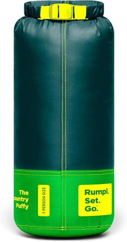 Rumpl Backcountry Puffy Blanket, Ultra-Portable and Lightweight Adventure Blanket, 1-Person (52x75 inches), Ridge Lines in Kuwait