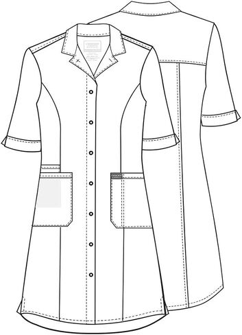 Cherokee Women Scrubs Dress Workwear Professionals Button Front WW500 in Saudi Arabia