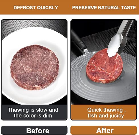 AHOUGER Heat Diffuser For Gas Stovetop,11''Heat Diffuser Plate Upgrade Thickening with Anti-Scalding Handle,Range Heat Diffuser Stove Protects Pot Cookware Accessories,Multifunctional Thawing Plate in Saudi Arabia