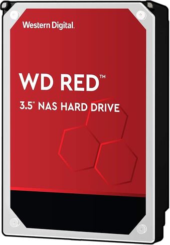 محرك الأقراص الصلبة الداخلي WD Red 6 تيرابايت NAS - فئة 5400 دورة في الدقيقة، SATA 6 جيجابايت/ثانية، ذاكرة تخزين مؤقت 256 ميجابايت، 3.5 بوصة - WD60EFAX (متجدد) in Saudi Arabia