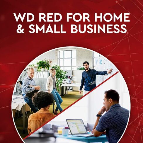 محرك الأقراص الصلبة الداخلي WD Red 6 تيرابايت NAS - فئة 5400 دورة في الدقيقة، SATA 6 جيجابايت/ثانية، ذاكرة تخزين مؤقت 256 ميجابايت، 3.5 بوصة - WD60EFAX (متجدد) in Saudi Arabia
