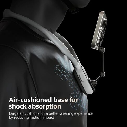 MARY POOL Magnetic Neck Mount for Phones Neck Cell Phone Holder POV/Vlog Selfie Mount Hand Free Phone Neck Holder Chest Stand Strap Video Recording for iPhone 15 14 13 12 Seires Android Phones (Black) in Saudi Arabia