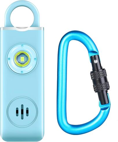 Personal Safety Alarm for Women, Rechargeable 130dB Self Defense Keychain with Strobe Light, Elegant Self Defense Siren Alarm in 4 Pop Colors, Compact Keychain Alarm for Women in Saudi Arabia