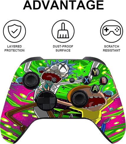 Anime x-Box serise x Protectors Skin Cover,x-Box serise x Console Controller Skins Cover Protectors, Scratch Resistant, Bubble-Free Stickers Protectors Accessories for x-Box serise x in Kuwait