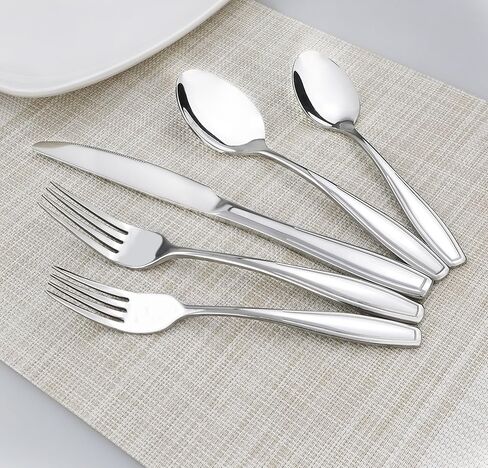 Pekky 30-piece Stainless Steel Flatware Set, Service for 6 in Saudi Arabia
