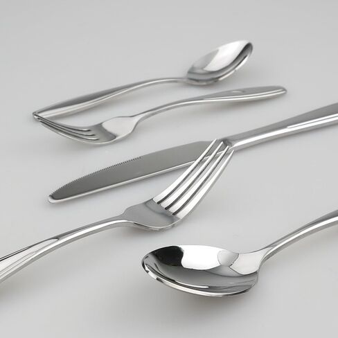 Pekky 30-piece Stainless Steel Flatware Set, Service for 6 in Saudi Arabia