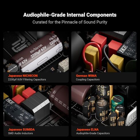 مضخم صوت Fosi Audio Two V3 Mono لمكبرات الصوت المنزلية، مكبر صوت صغير أحادي الكتلة فئة D مع TPA3255، 240 وات لمكون مستقبل AVR للمسرح المنزلي، مدخلات متوازنة RCA/XLR طاقة 48 فولت/10 أمبير in Kuwait
