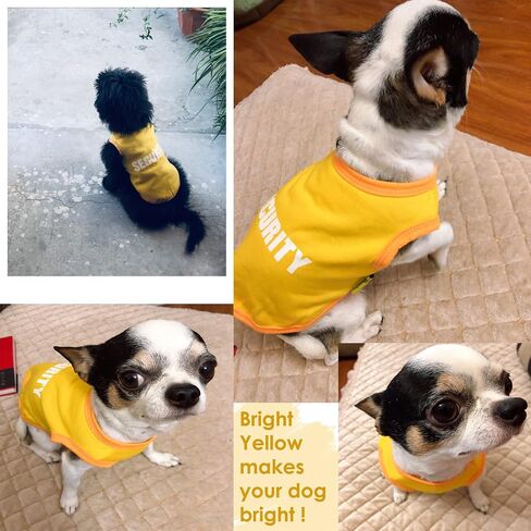 Pet Clothes, Cool Security Vest Pet Puppy T-Shirt Cotton Clothing Apparel Cat Spring Summer Breathable Sleeveless Harness Costume Clothes for Small Dogs (L, Black) in Saudi Arabia