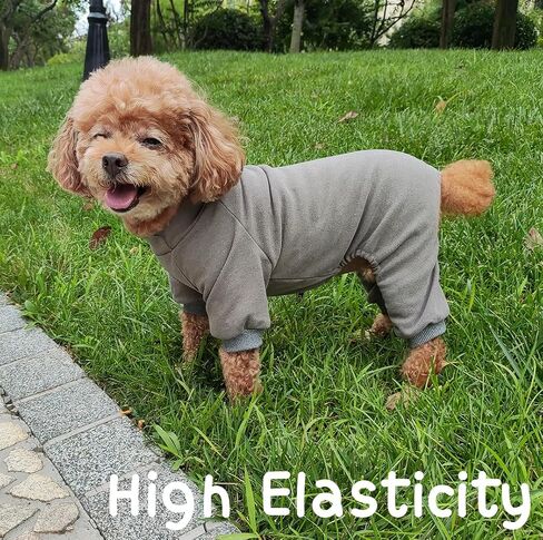 【2 PCS】 Dog pjs One Piece Jumpsuit Shirts for Dogs Pet Clothes Ropa para Gatos Dog Jumpsuit Dog Winter Clothes for Dog Surgery Suit Puppy Pajamas 【L】 in Saudi Arabia