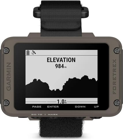 Garmin Foretrex 901 Ballistic Edition Wrist-Mounted GPS Navigator Bundle with Strap - Upgraded Multi-Band GNSS, Longer Battery Life with PlayBetter 5000mAh Powerbank & 4 x AAA Batteries in Saudi Arabia