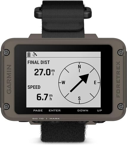 Garmin Foretrex 901 Ballistic Edition Wrist-Mounted GPS Navigator Bundle with Strap - Upgraded Multi-Band GNSS, Longer Battery Life with PlayBetter 5000mAh Powerbank & 4 x AAA Batteries in Saudi Arabia