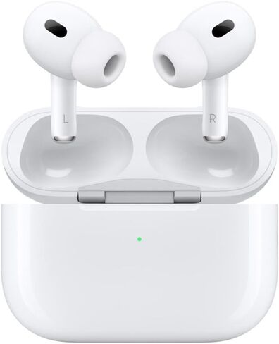 Apple AirPods Pro الجيل الثاني مع علبة شحن MagSafe لاسلكية (USB-C) مع ضمان محدود لمدة عام من Apple (شاحن لاسلكي) in Saudi Arabia
