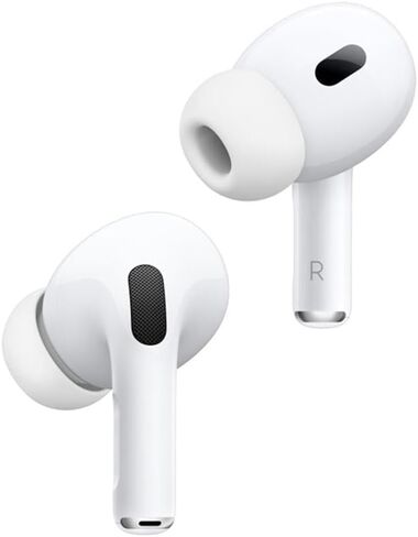 Apple AirPods Pro الجيل الثاني مع علبة شحن MagSafe لاسلكية (USB-C) مع ضمان محدود لمدة عام من Apple (شاحن لاسلكي) in Saudi Arabia