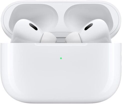 Apple AirPods Pro الجيل الثاني مع علبة شحن MagSafe لاسلكية (USB-C) مع ضمان محدود لمدة عام من Apple (شاحن لاسلكي) in Saudi Arabia