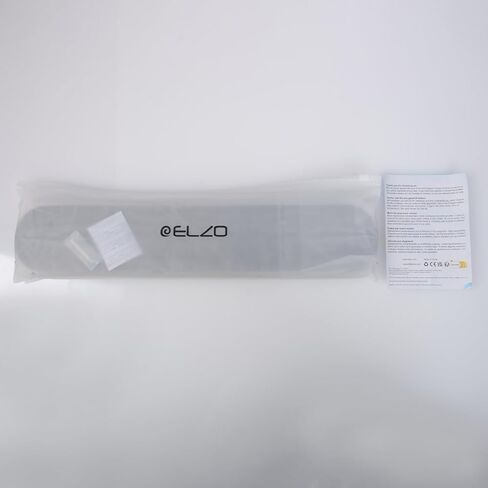 ELZO Wrist Rest for Keyboard and Mouse, Soft Memory Foam Wrist Support, Computer Ergonomic Wrist Support Pad, Non-Slip Wrist Rest for Computer Keyboard, Made Easy Typing & Relieve Wrist Pain(Black) in Saudi Arabia
