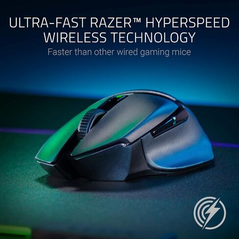 Razer Basilisk V2 - FPS Gaming Mouse (Gaming Mouse with New 20,000 DPI Focus + Optical Sensor, 5G, Removable Dpi Switch and Customizable Scroll Wheel, RGB Chroma and USB) Black in Saudi Arabia