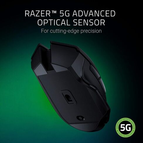Razer Basilisk V2 - FPS Gaming Mouse (Gaming Mouse with New 20,000 DPI Focus + Optical Sensor, 5G, Removable Dpi Switch and Customizable Scroll Wheel, RGB Chroma and USB) Black in Saudi Arabia