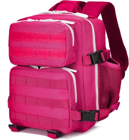 12L Tactical Backpack for Women Gym Bag Daily Molle Rucksack for Men (Rosy) in Saudi Arabia