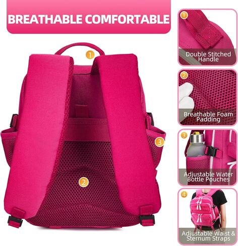 12L Tactical Backpack for Women Gym Bag Daily Molle Rucksack for Men (Rosy) in Saudi Arabia