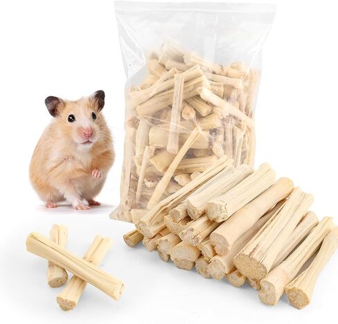1000 جرام من أعواد المضغ المصنوعة من الخيزران الحلو للأرانب، أعواد المضغ من الخيزران الطبيعي، حلوى الأرنب المولي للحيوانات الصغيرة in Kuwait