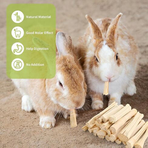 1000 جرام من أعواد المضغ المصنوعة من الخيزران الحلو للأرانب، أعواد المضغ من الخيزران الطبيعي، حلوى الأرنب المولي للحيوانات الصغيرة in Kuwait